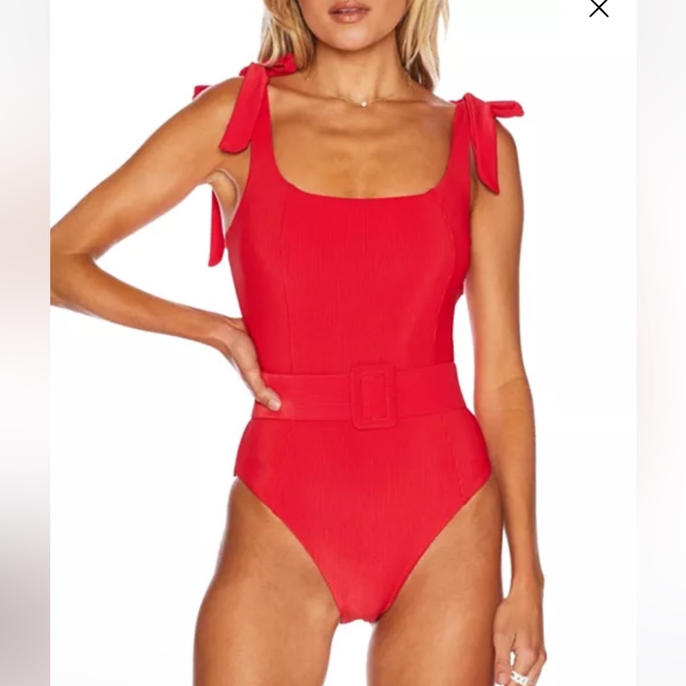 NWT Beach Riot red Sydney one piece swimsuit - Picture 8 of 8
